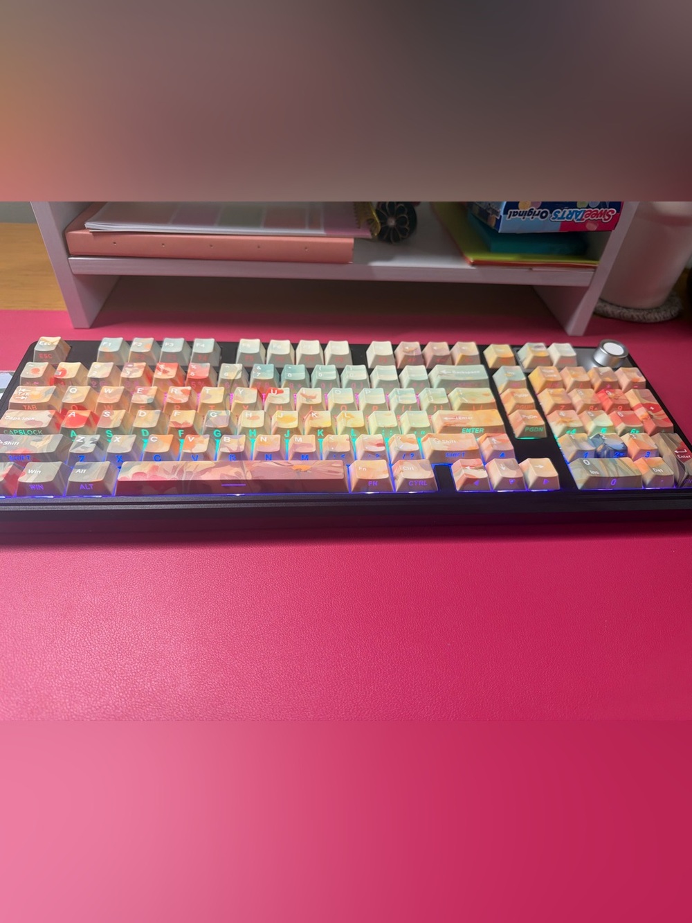 Custom Floral Keycaps